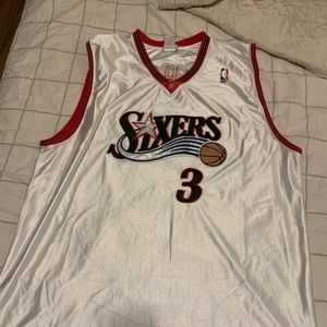 Authentic Allen Iverson Jersey sz 56
